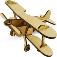 KUMTOYS 3D AHŞAP MAKET 21x33 YARASA UÇAK 1