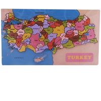 VARDEM YAPBOZ MP-5166C AHŞAP TÜRKİYE HARİTA 22x38 1