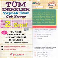 FAKTÖR YAPRAK TEST TÜM DERSLER 2.SINIF 2019 1