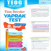 ELEMENT YAPRAK TEST TÜM DERSLER 8.SINIF 2018-2019 1