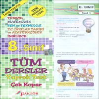 FAKTÖR YAPRAK TEST TÜM DERSLER 8.SINIF 2019 1