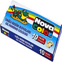 NOVA COLOR YAĞLI BOYA TÜP 10 RENK NC-126 1