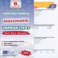 BULUT YAPRAK TEST MATEMATİK 8 SINIF 2018-2019 1