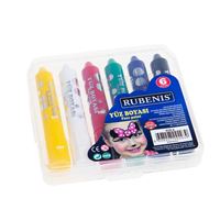 RUBENİS YÜZ BOYASI 6 RENK ÇEVİRMELİ RYB-6 1