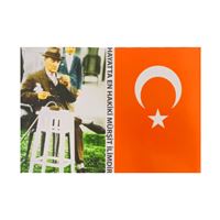SVN ÇIKARTMA ATA-BAYRAK 12x17 10 LU 1