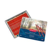 DERWENT DRAWİNG ÇİZİM KALEMİ 24 RENK METAL KUTU DW0700672 1
