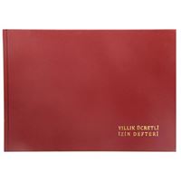 DİLMAN YILLIK ÜCRETLİ İZİN DEFTERİ 2403 CİLTLİ YATAY 28.5x20 96 YP 1