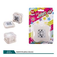 RED APPLE ŞEKİLLİ DELGEÇ MIKNATISLI 3.8 CM KM6615 1