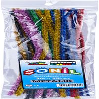 NOVA COLOR ŞÖNİL METALİK 30 CM. 25 Lİ NC-283 1