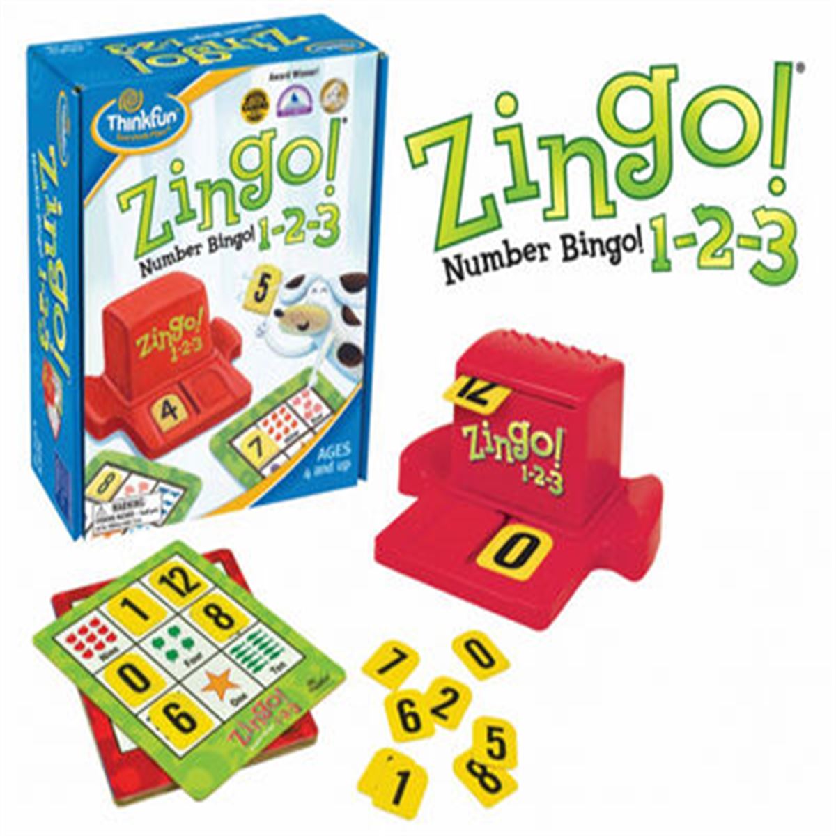 THİNKFUN ZİNGO OYUN 7703 NUMBER BİNGO 1-2-3 4+ 1