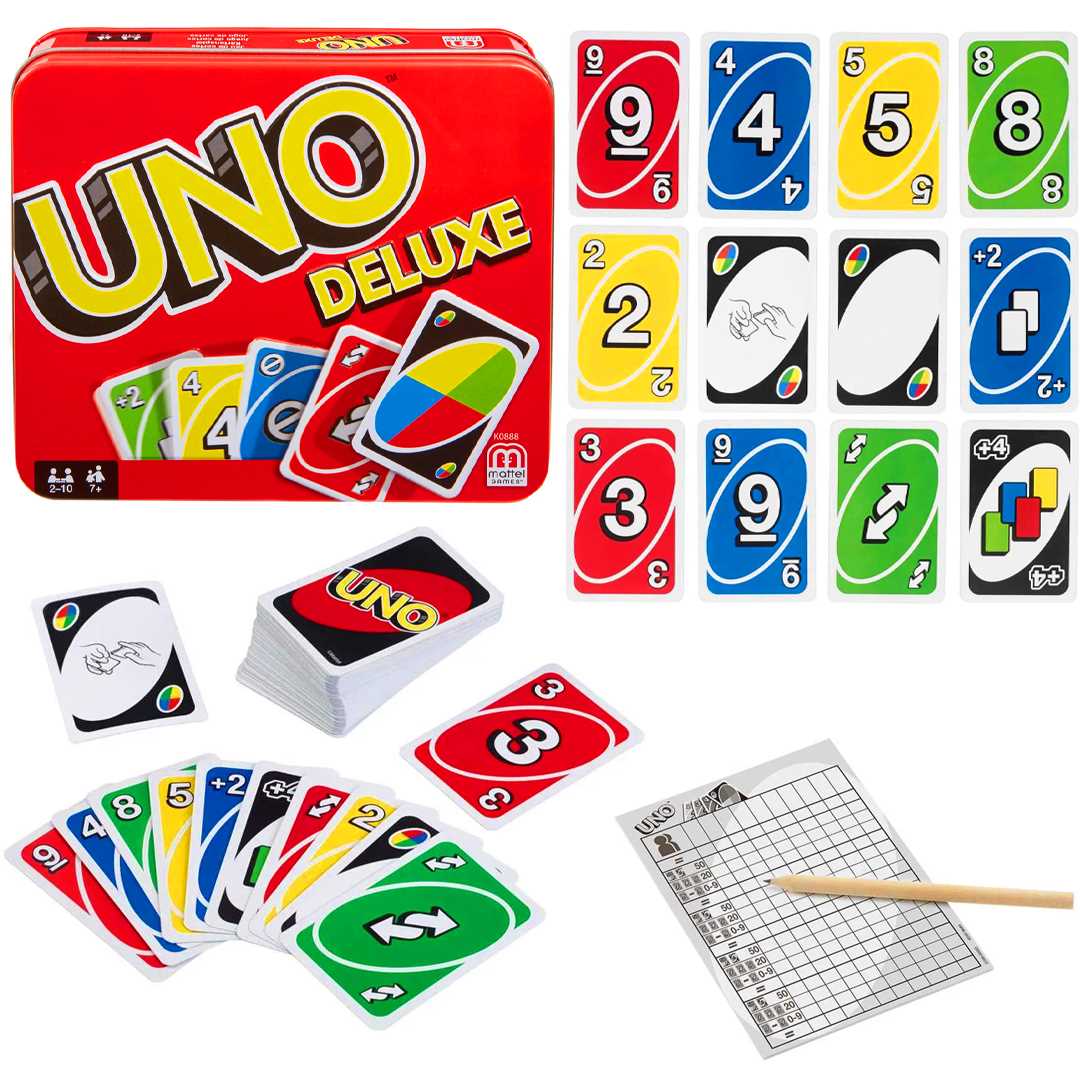 UNO DELUXE K0888 KART OYUNU 7+ 1