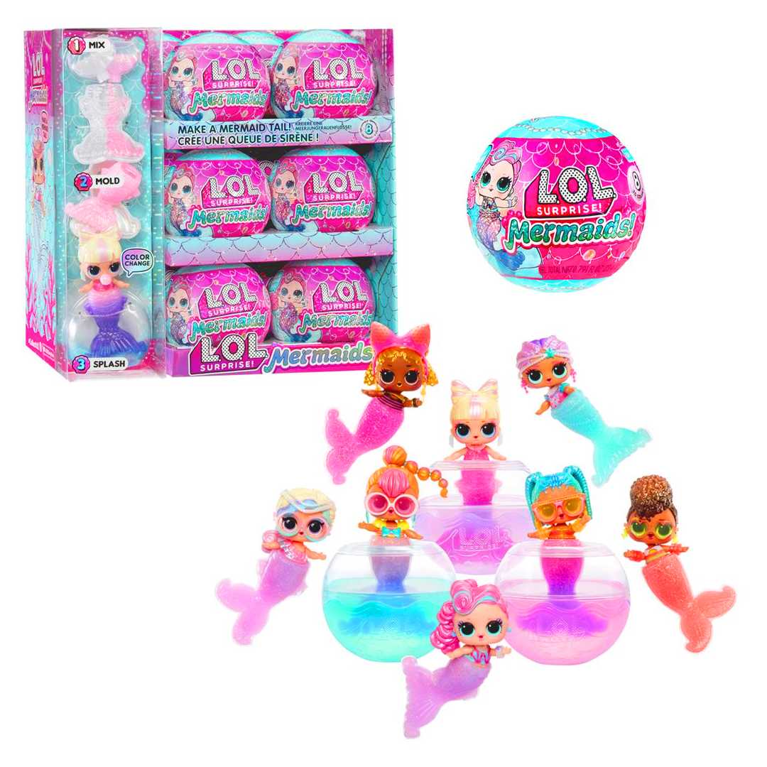 LOL SURPRİSE MERMAİDS 510604 DENİZ KIZI BEBEKLERİ RENK DEĞİŞTİREN SÜRPRİZ PAKET 12 Lİ 3+ 1