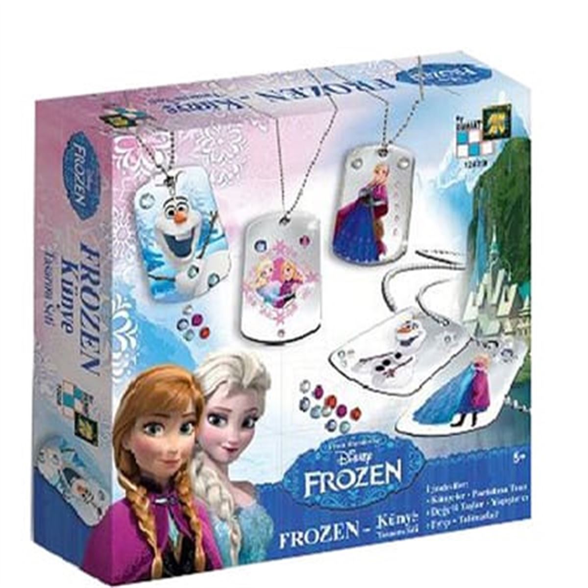 EVRENSEL DİSNEY FROZEN BX 12439 ML KÜNYE TASARIM SETİ 6+ 1