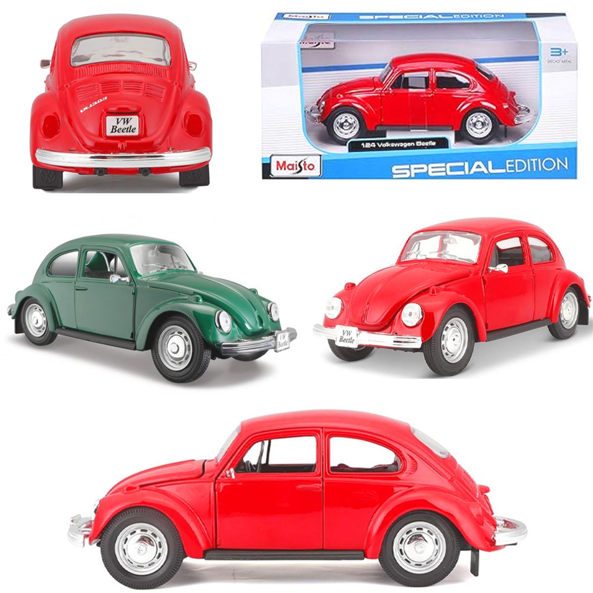 MAİSTO SPECİAL EDİTİON 31926 VOLKSWAGEN BEETLE DİE CAST METAL 1:24 3+ 1