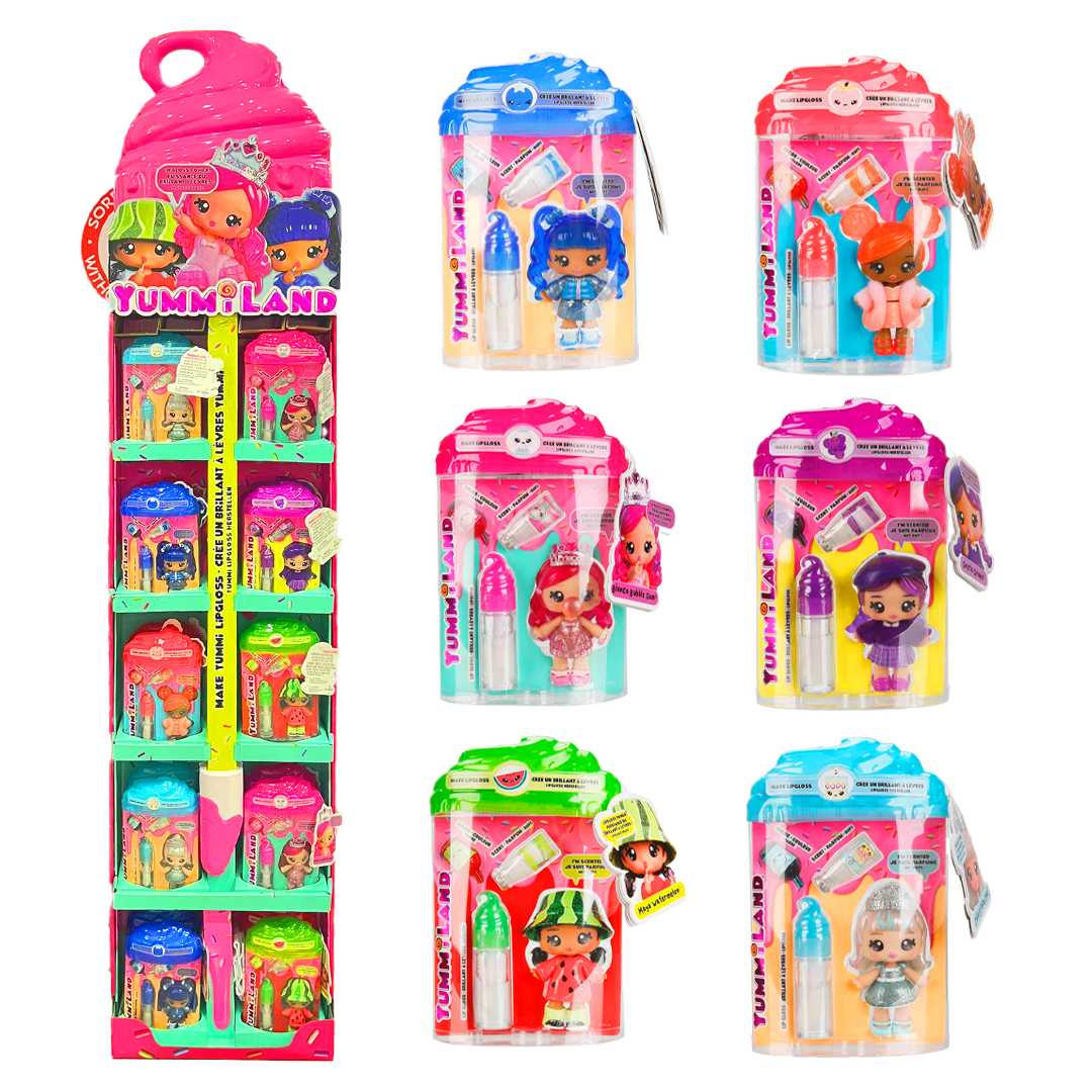 YUMMİLAND LİPGLOSS VE BEBEK 121039 STANT 6 MODEL 20 Lİ 4+ 1