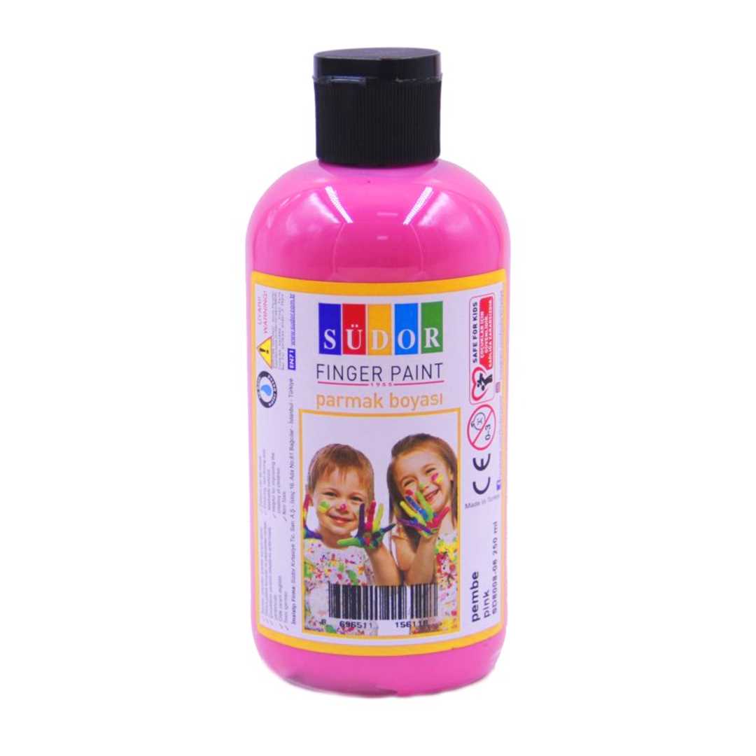 SÜDOR PARMAK BOYASI 250 ML PEMBE SD8008-06 1