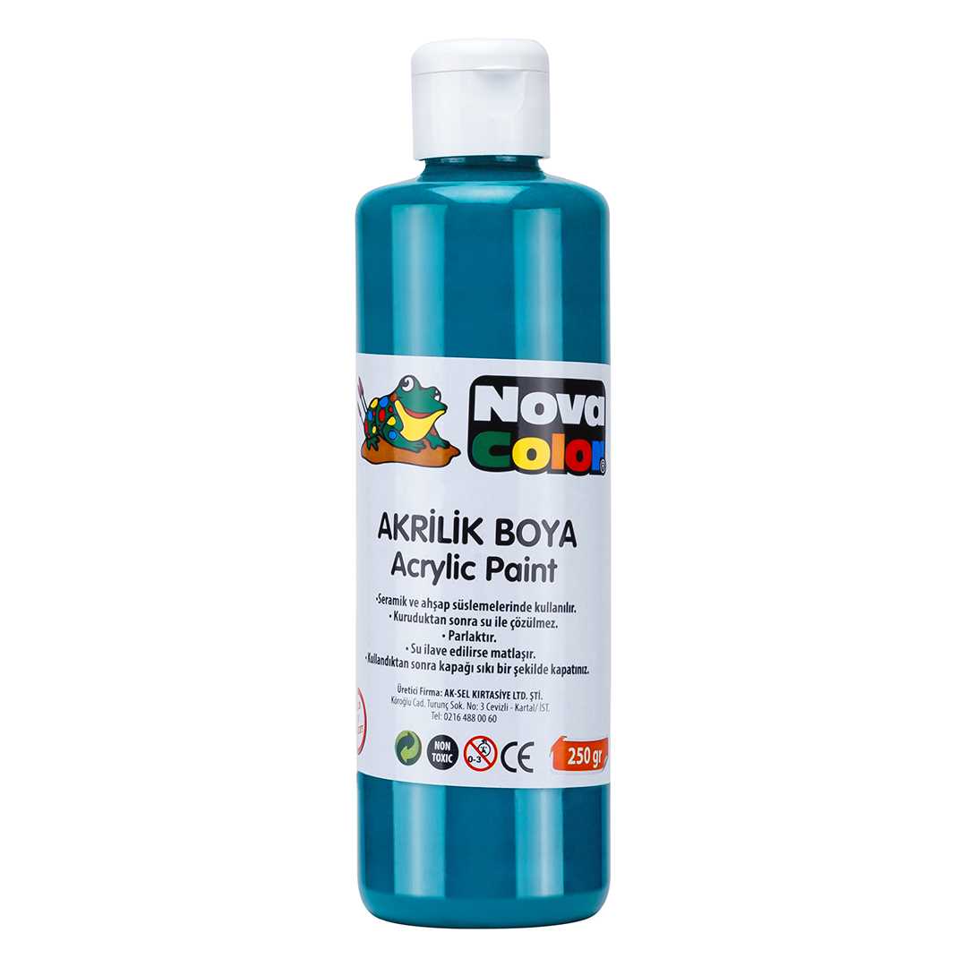 NOVA COLOR AKRİLİK BOYA 250 ML YEŞİL NC-433 1