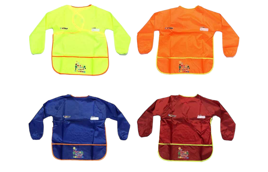 CRAFT KİDS BOYAMA ÖNLÜĞÜ L 55 CM ÇANTALI 12 Lİ CRF1357 1