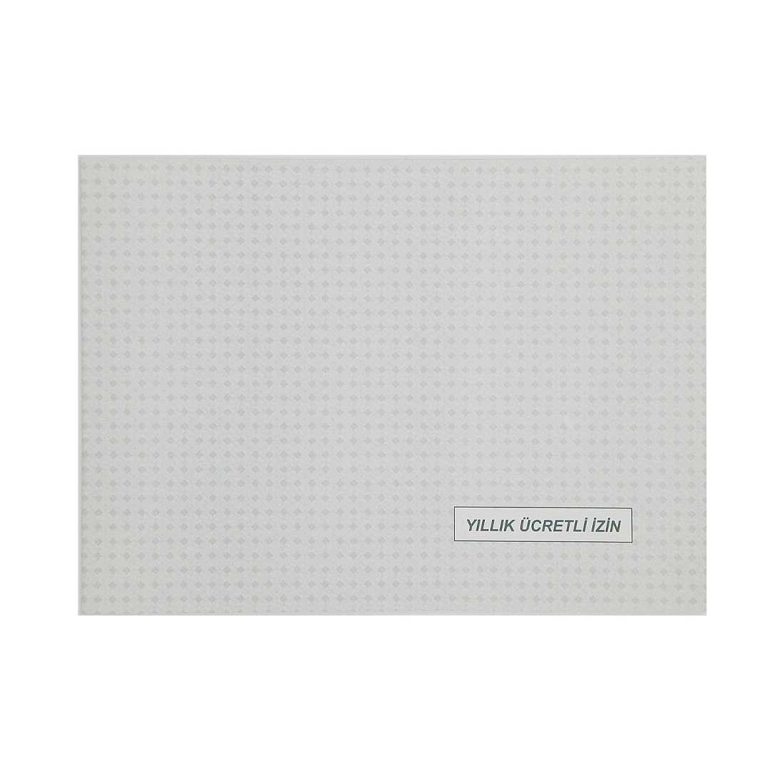 DİLMAN YILLIK ÜCRETLİ İZİN DEFTERİ 2401 KARTON KAPAK YATAY 28x20 20 YP 1