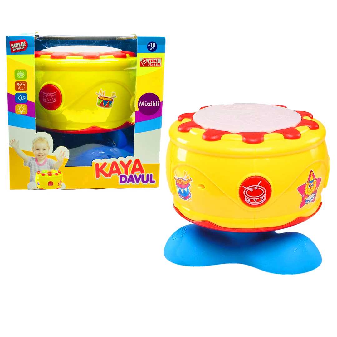 BİRLİK KAYA DAVUL URT009-01 SESLİ PİLLİ +18 AY 1