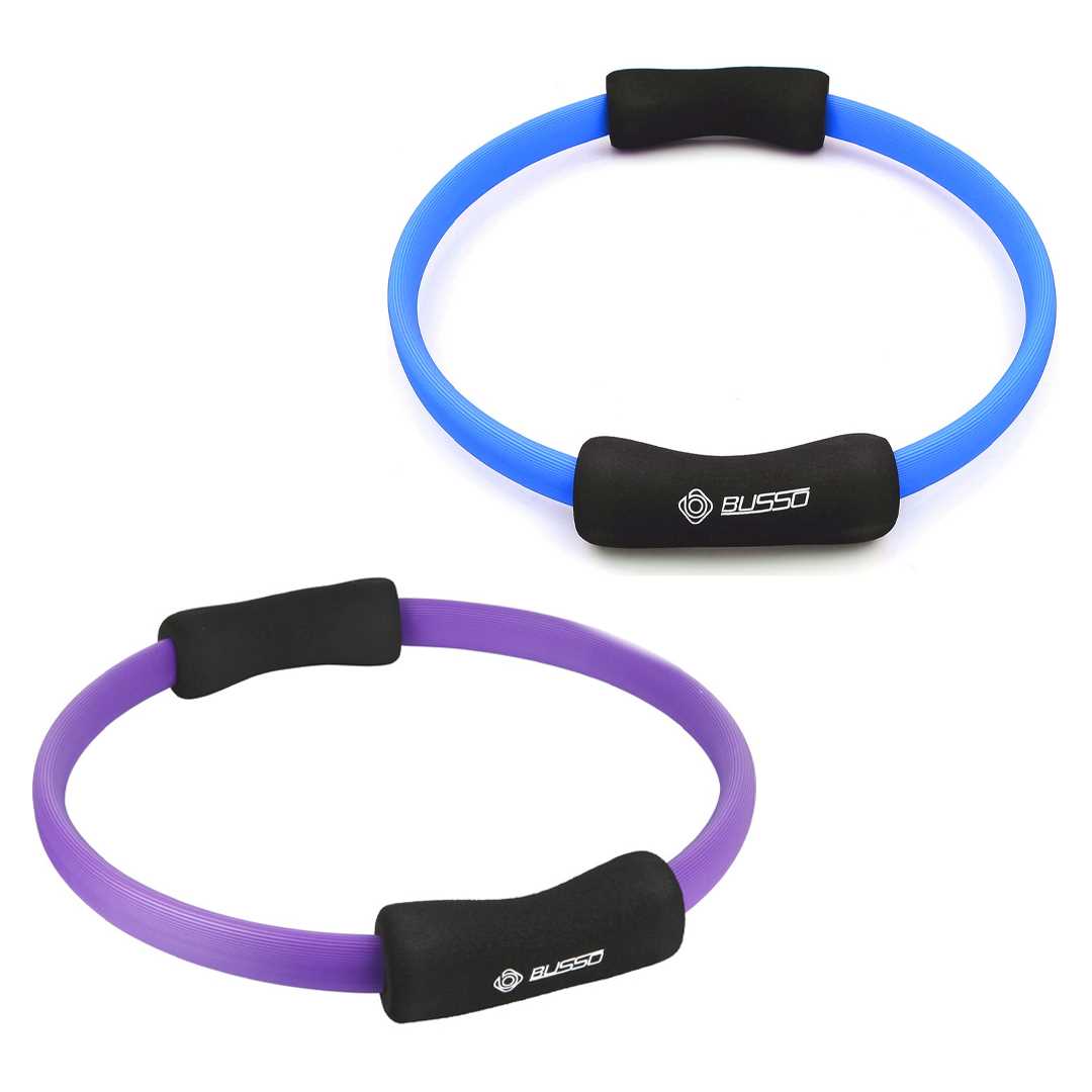BUSSO PİLATES ÇEMBERİ BS136 POLYBAG FUŞYA-MAVİ-MOR 1
