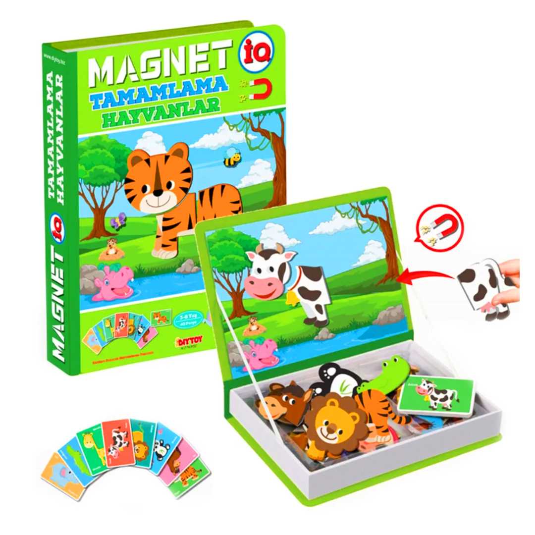 DİYTOY MAGNET TAMAMLAMA IQ1512 HAYVANLAR 40 PARÇA 3-8 YAŞ 1