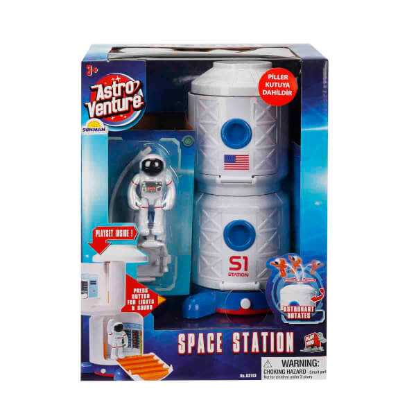 SUNMAN ASTRO VENTURE 63113 UZAY İSTASYONU SETİ SESLİ IŞIKLI 3+ 1