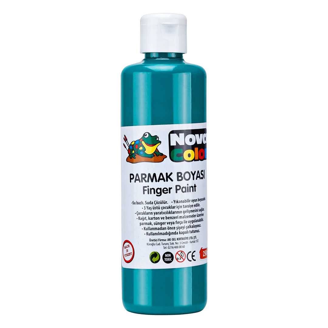 NOVA COLOR PARMAK BOYASI 250 GR YEŞİL NC-444 1