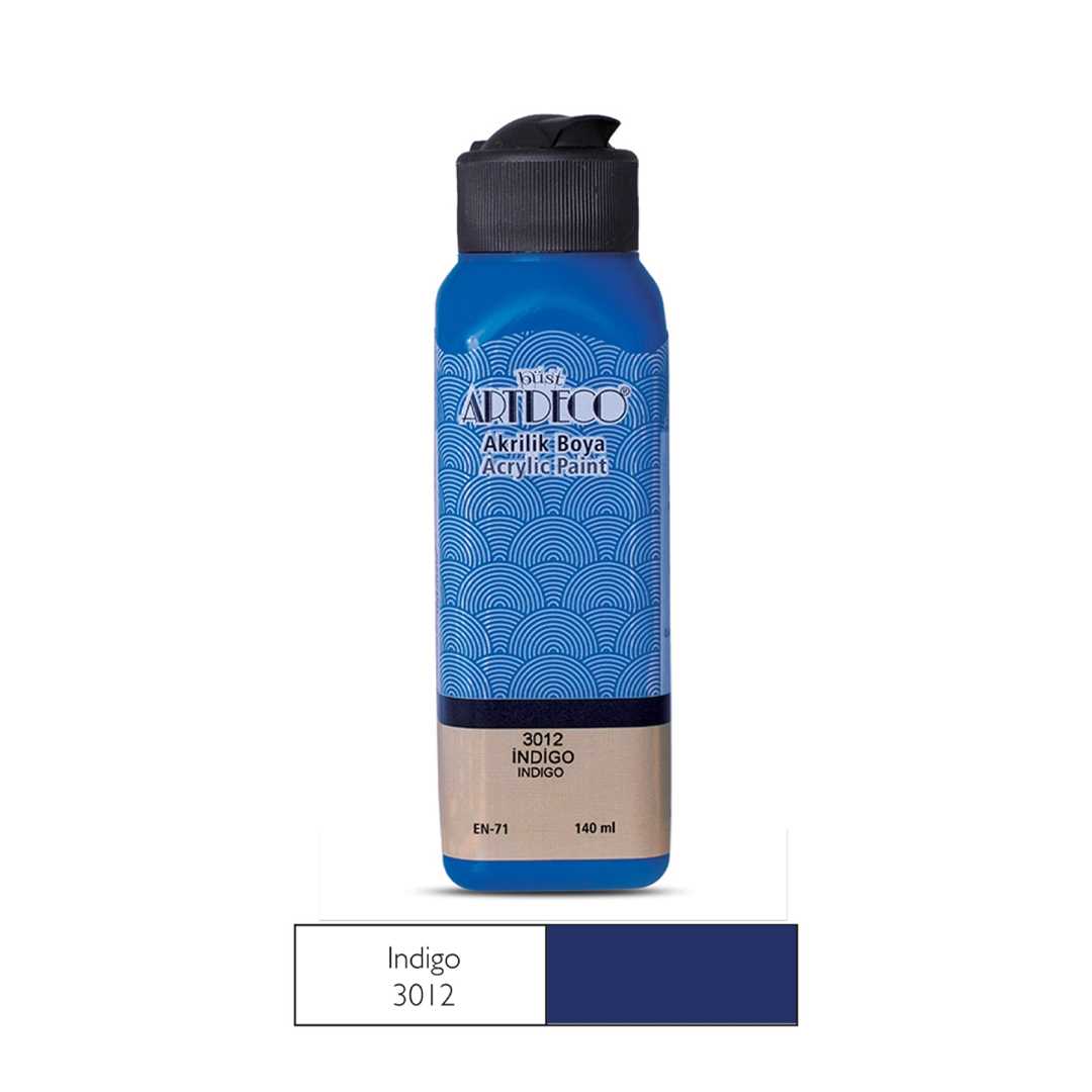 ARTDECO AKRİLİK BOYA 140 ML İNDİGO 3012 1