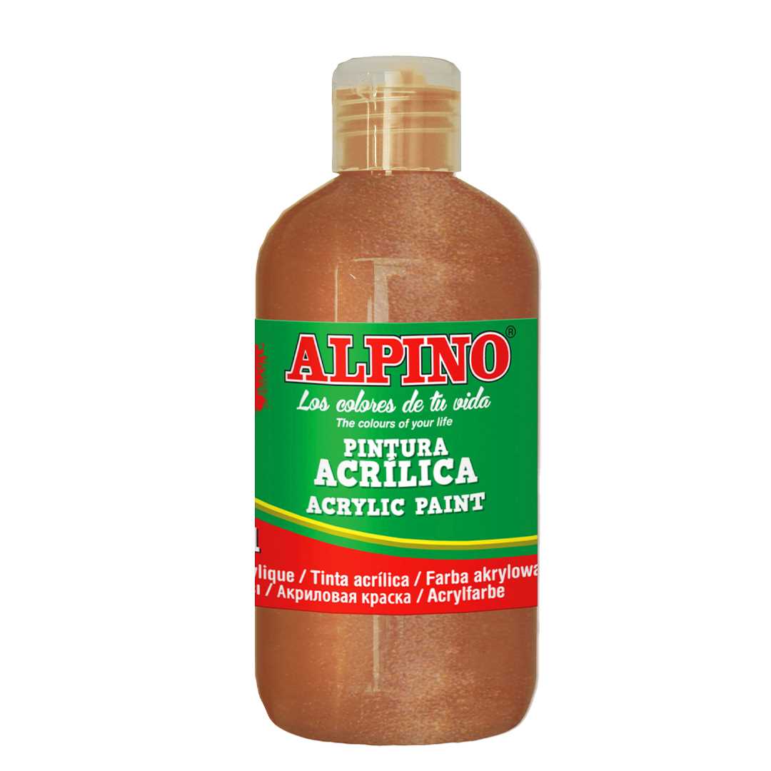 ALPİNO AKRİLİK BOYA 250 ML METALİK BRONZE DV-0134 1