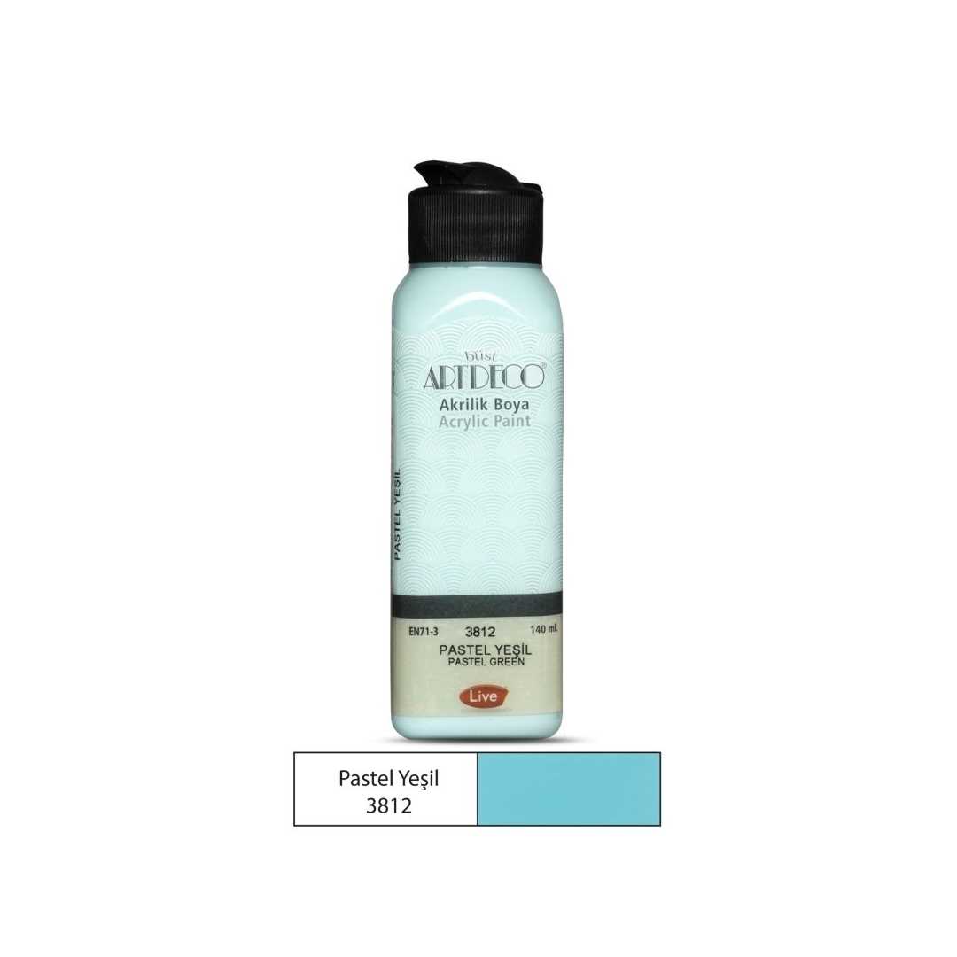 ARTDECO AKRİLİK BOYA 140 ML PASTEL YEŞİL 3812 1