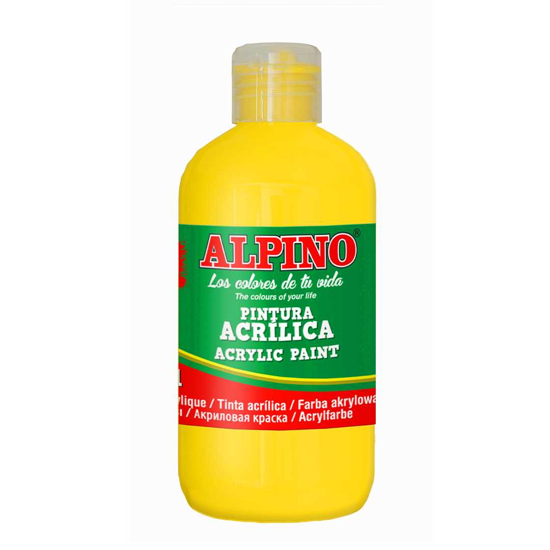 ALPİNO AKRİLİK BOYA 250 ML SARI DV-021 1