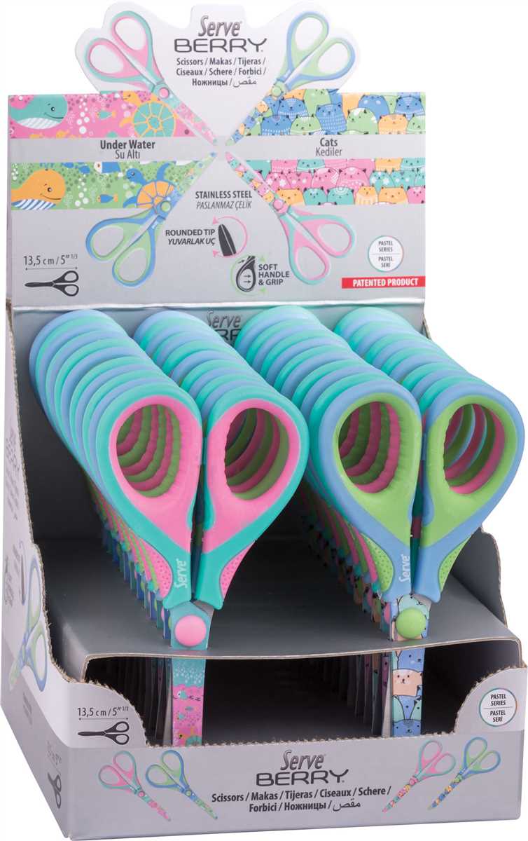 SERVE BERRY OKUL MAKASI PASTEL 13.5 CM 24 LÜ SV-BERRYMK24KTPS 1