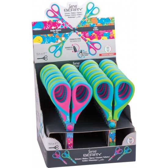 SERVE BERRY OKUL MAKASI FOSFORLU 13.5 CM 24 LÜ SV-BERRYMK24KTFR 1