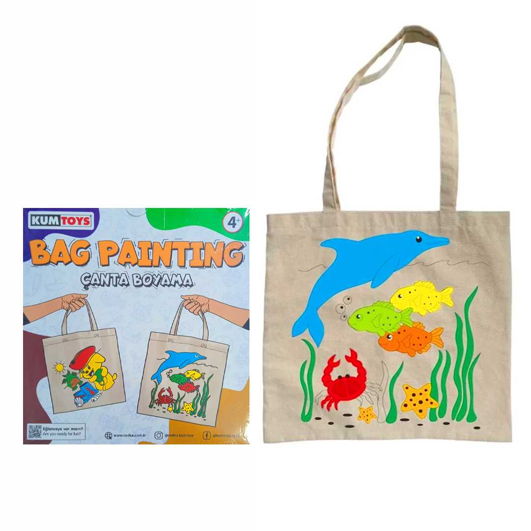 KUMTOYS ÇANTA BOYAMA KM5436 3+ 1