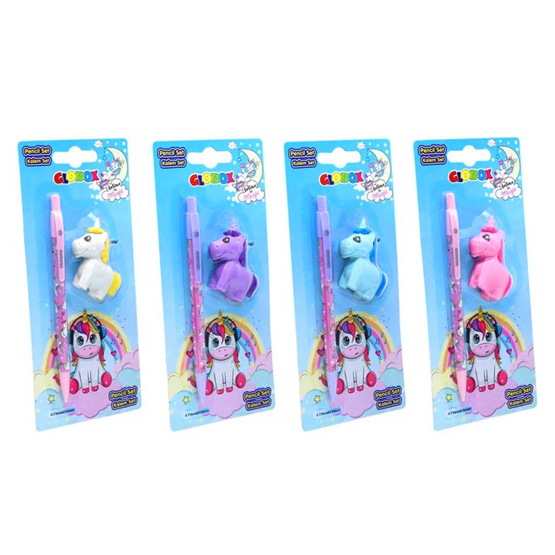 GLOBOX VERSATİL 07 + SİLGİ 3D UNİCORN SET 3221 1