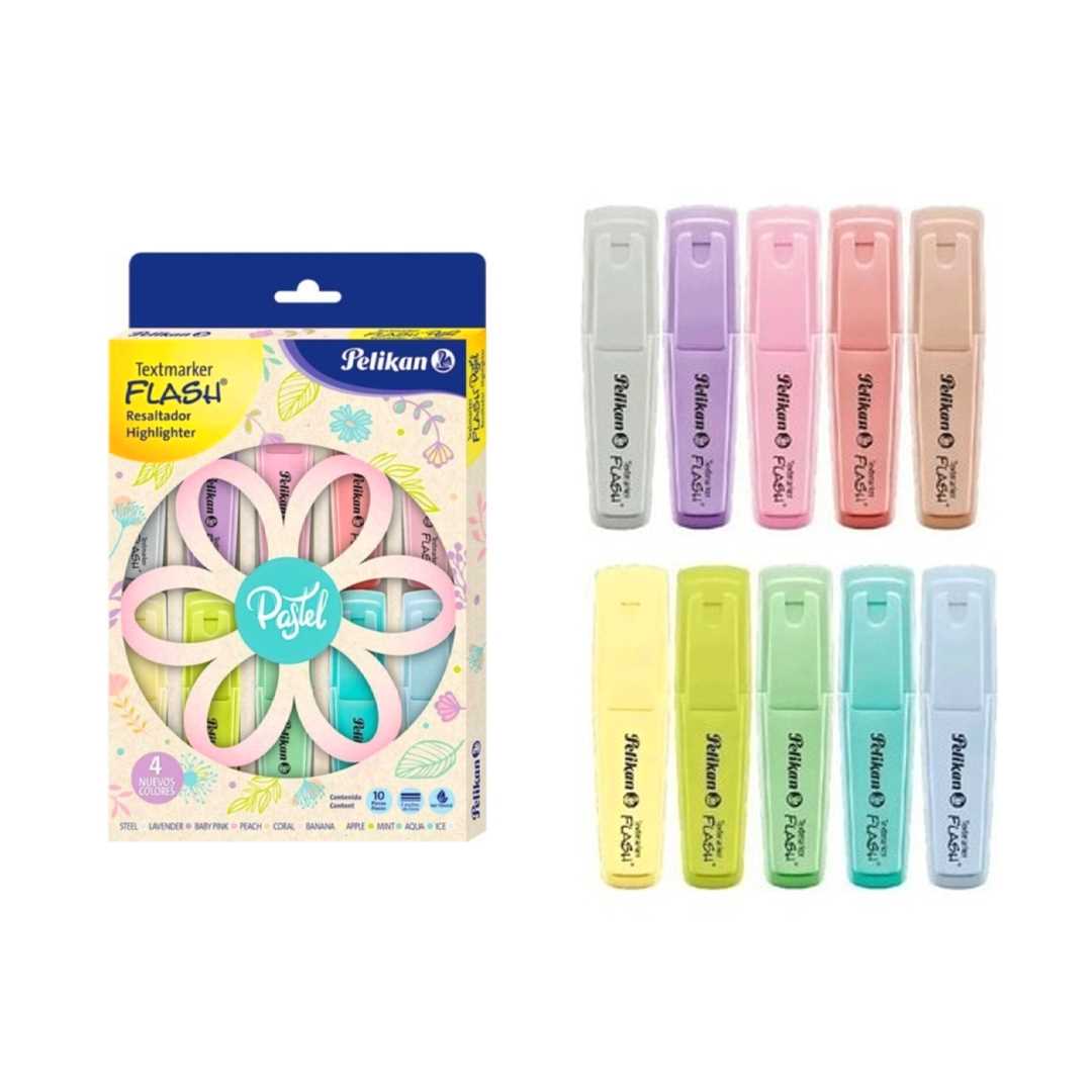 PELİKAN FOSFORLU KALEM PASTEL RENK 10 LU PL60078803FK10 1