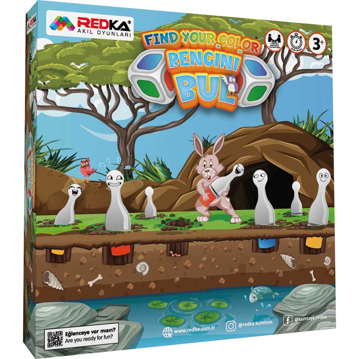 REDKA RENGİNİ BUL RD5475 KUTU OYUNU 3+ 1