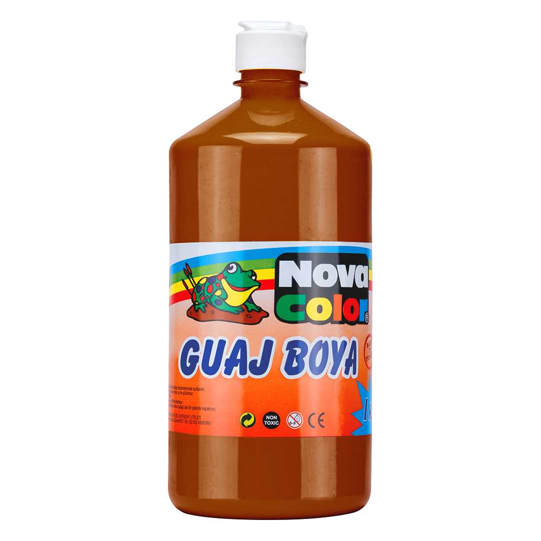NOVA COLOR GUAJ BOYA 1000 ML KAHVE NC-327 1