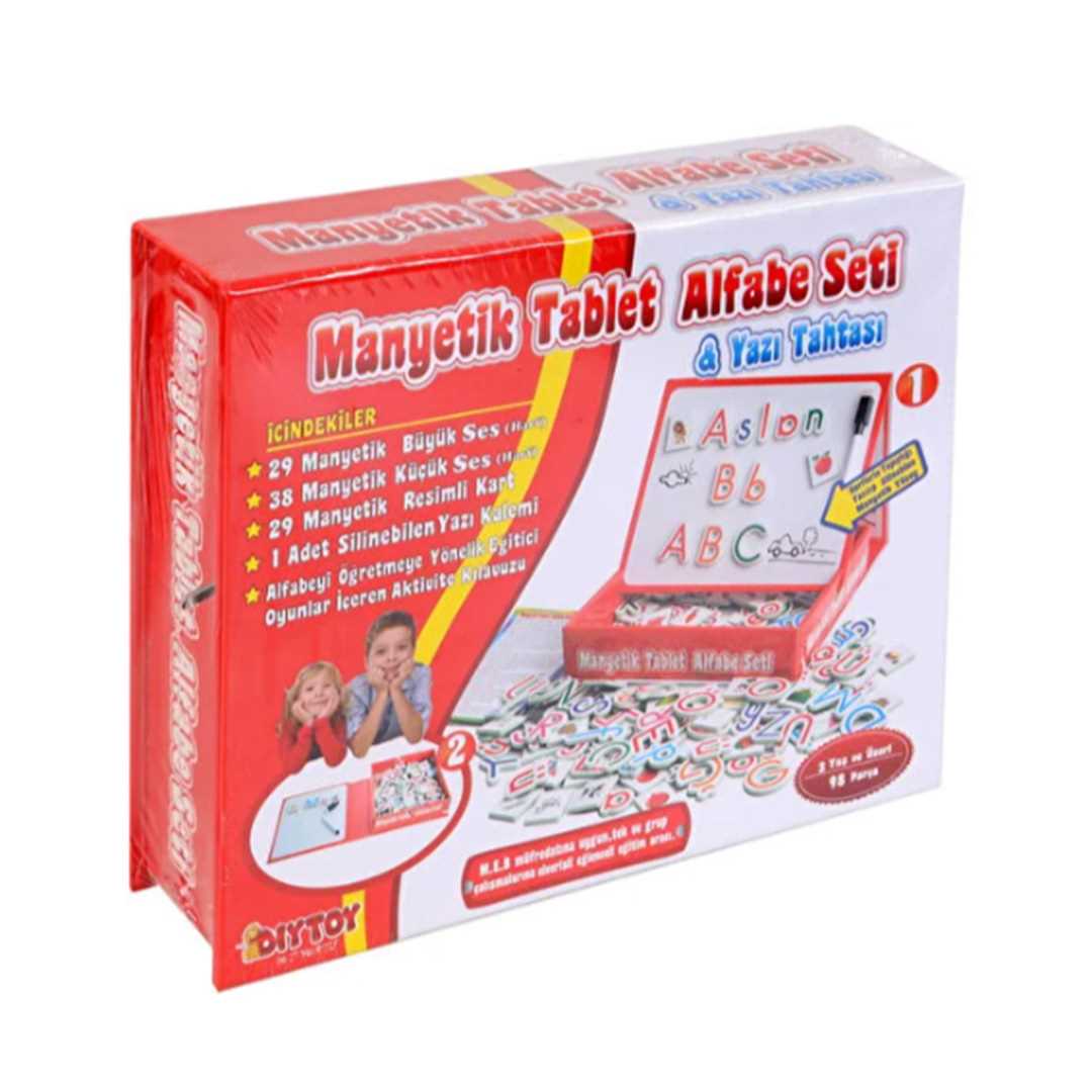 DİYTOY MANYETİK TABLET 7910 ALFABE SETİ VE YAZI TAHTASI 97 PARÇA 3+ 1