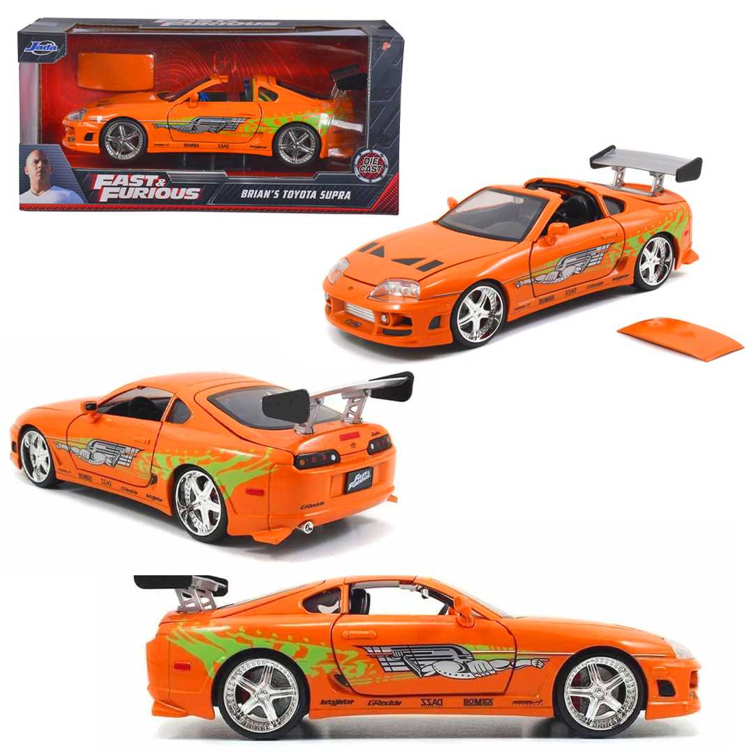 SİMBA JADA FAST FURİOUS 3203005 1995 TOYOTA SUPRA DİE CAST METAL ARABA 1/23 8+ 1
