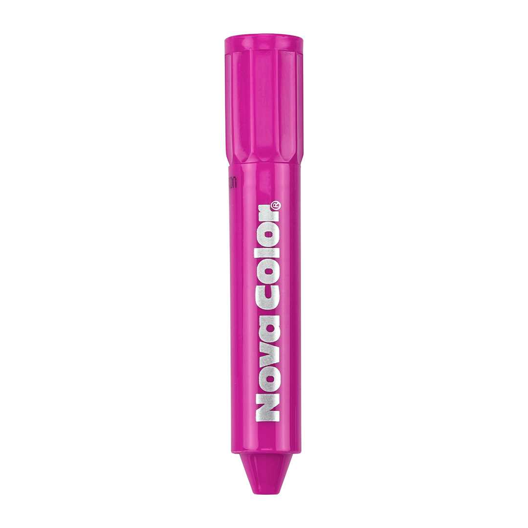 NOVA COLOR YÜZ BOYASI KALEM TİPİ PEMBE 12 Lİ NC-207 1