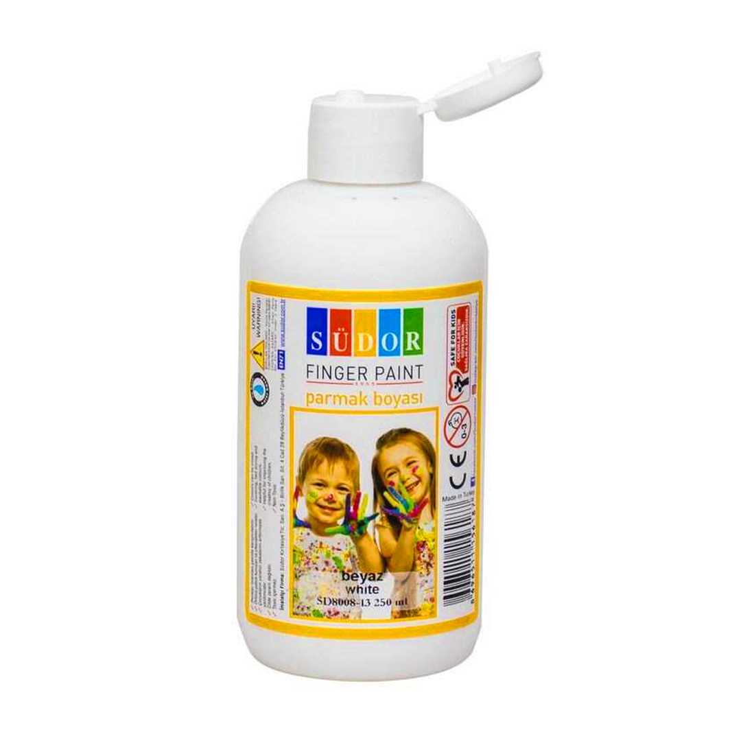 SÜDOR PARMAK BOYASI 250 ML BEYAZ SD8008-13 1