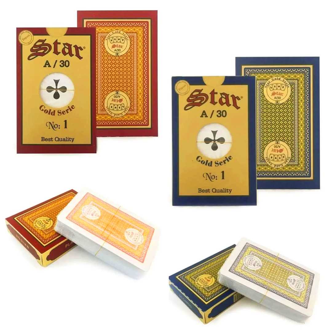 STAR OYUN KAĞIDI 1030585 GOLD A-30 12 Lİ 1