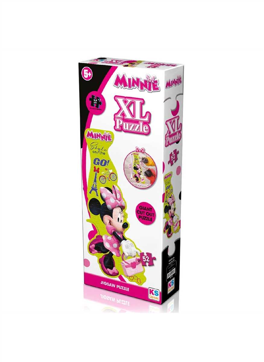 KS GAMES XL PUZZLE MIN10703 MİNNİE 52 PARÇA 3+ 1