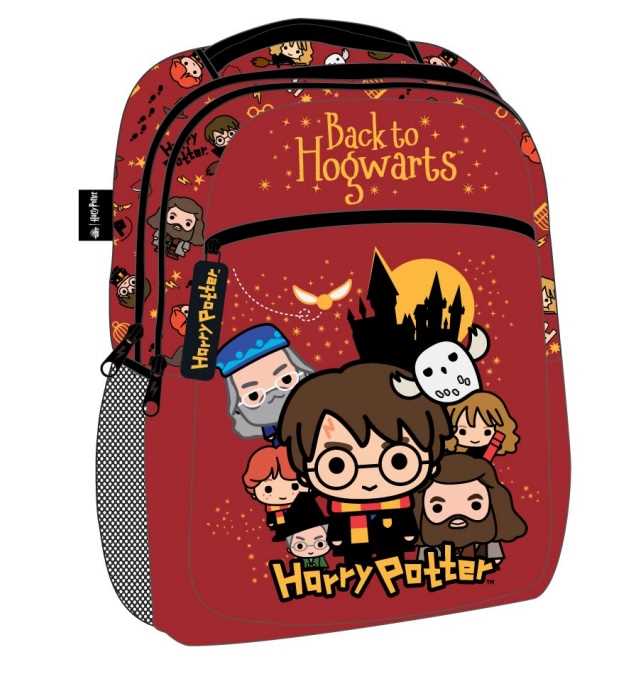 HARRY POTTER OKUL ÇANTASI 2075 KIRMIZI ÜÇ BÖLMELİ 1