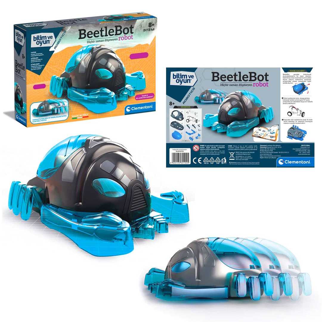 CLEMENTONİ BİLİM VE OYUN 64192 ROBOT BEETLEBOT 8+ 1