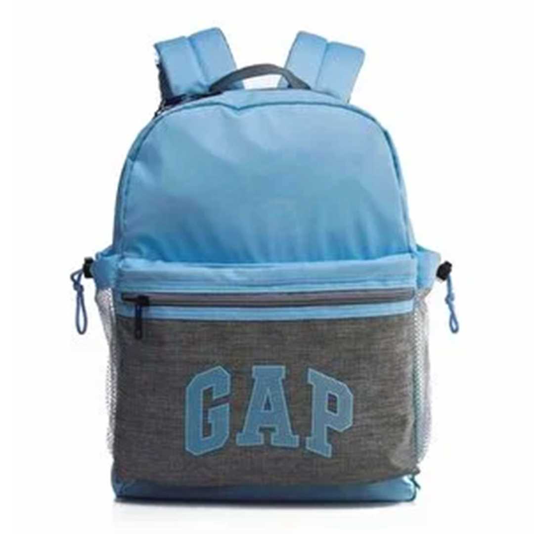 GAP OKUL ÇANTASI 03408 AÇIK MAVİ GRİ ÜÇ BÖLMELİ 1