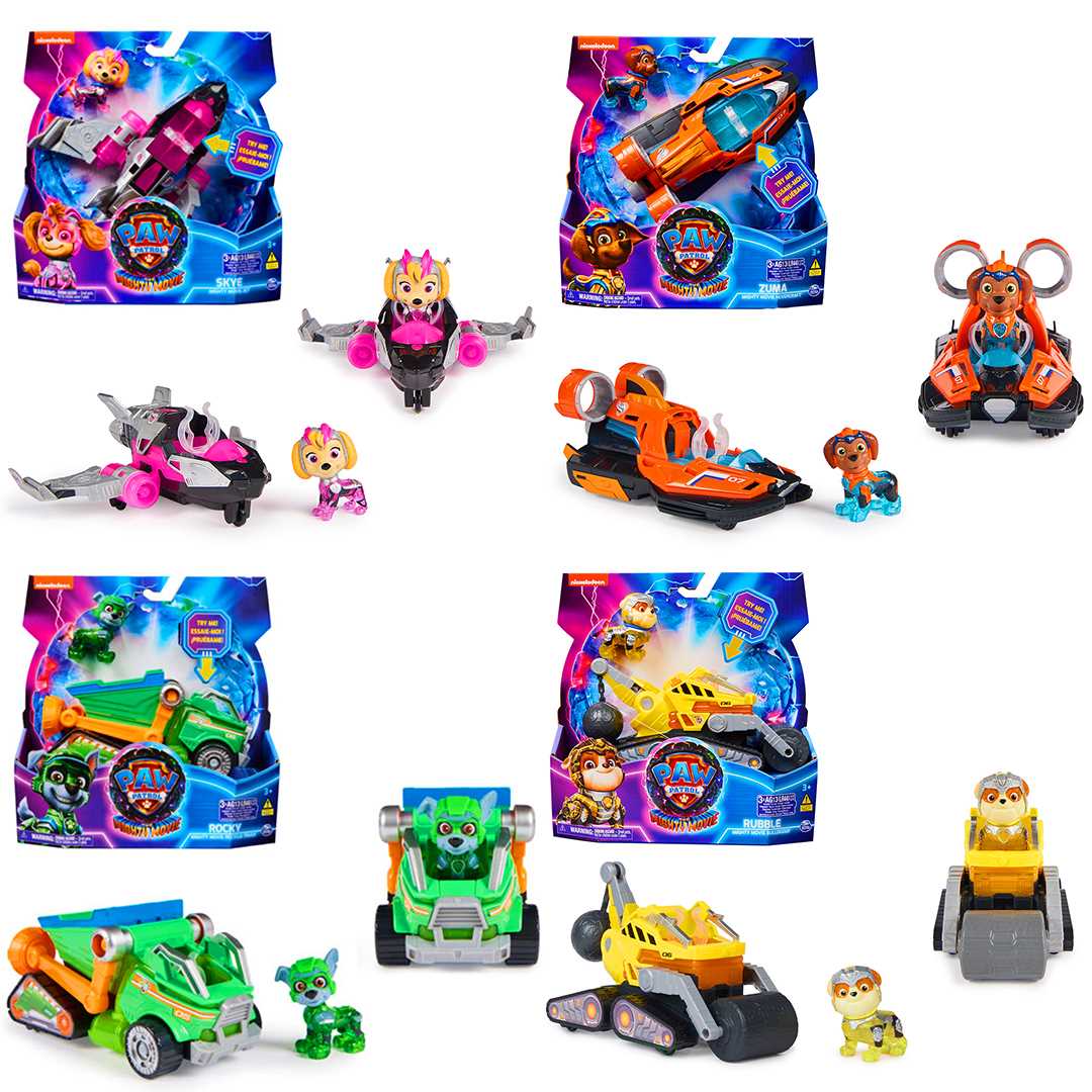 SUNMAN PAW PATROL 6067515 MİGHTY MOVİE FİGÜR VE ARAÇALARI SESLİ IŞIKLI 3+ 1