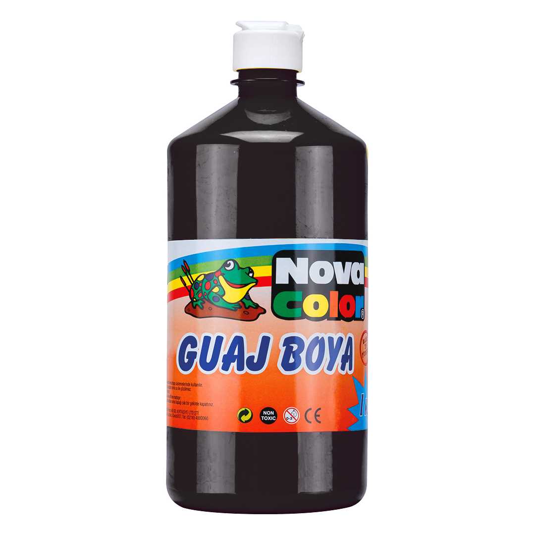 NOVA COLOR GUAJ BOYA 1000 ML SİYAH NC-326 1